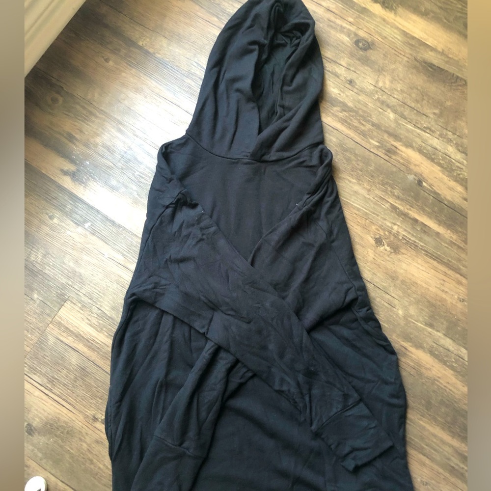Long black aerie hoodie